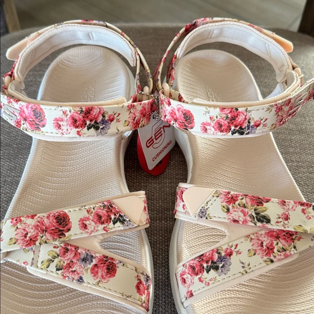 Skechers go golf rose pattern sandals NWT - Picture 6 of 6
